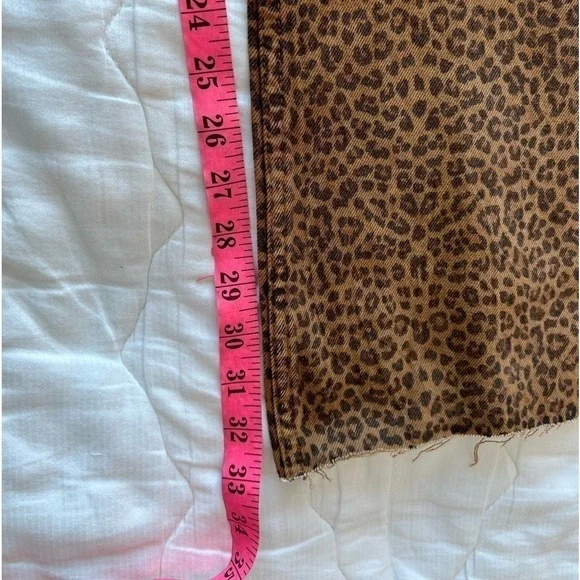 RE/DONE 70S BOOTCUT LEOPARD TWILL JEAN NWT - Picture 14 of 16